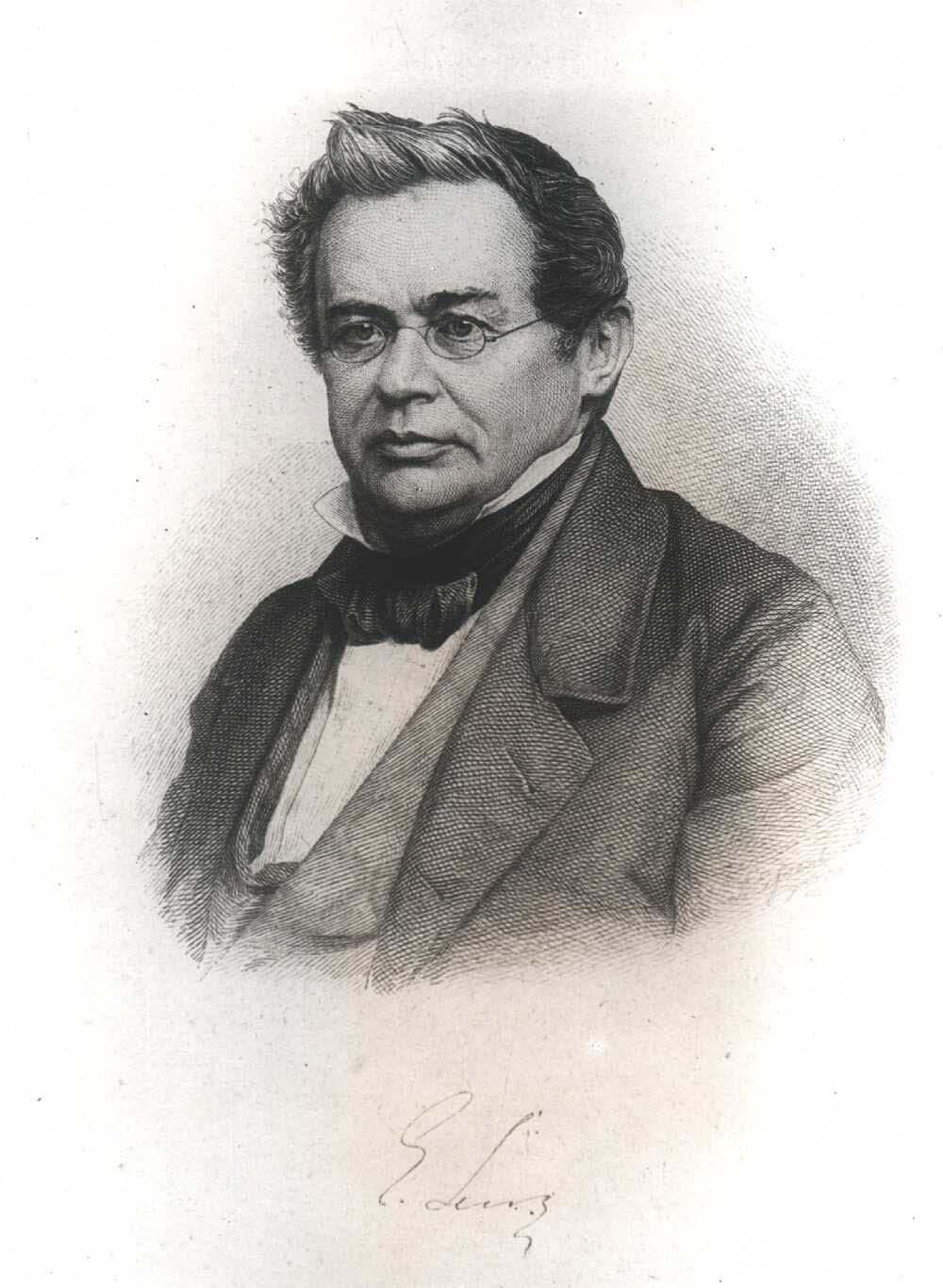 Heinrich (Emil) Lenz (1804 1865) 1834: