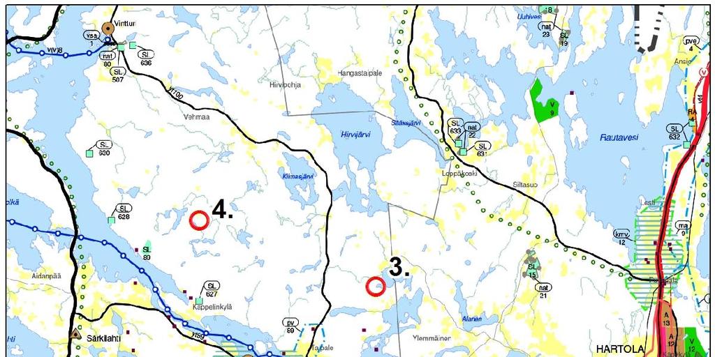 4. Suunnittelun lähtökohdat 4.1 Päijät-Hämeen maakuntakaava 2006 Päijät-Hämeen maakuntakaavassa 2006, jonka ympäristöministeriö on vahvistanut 11.3.