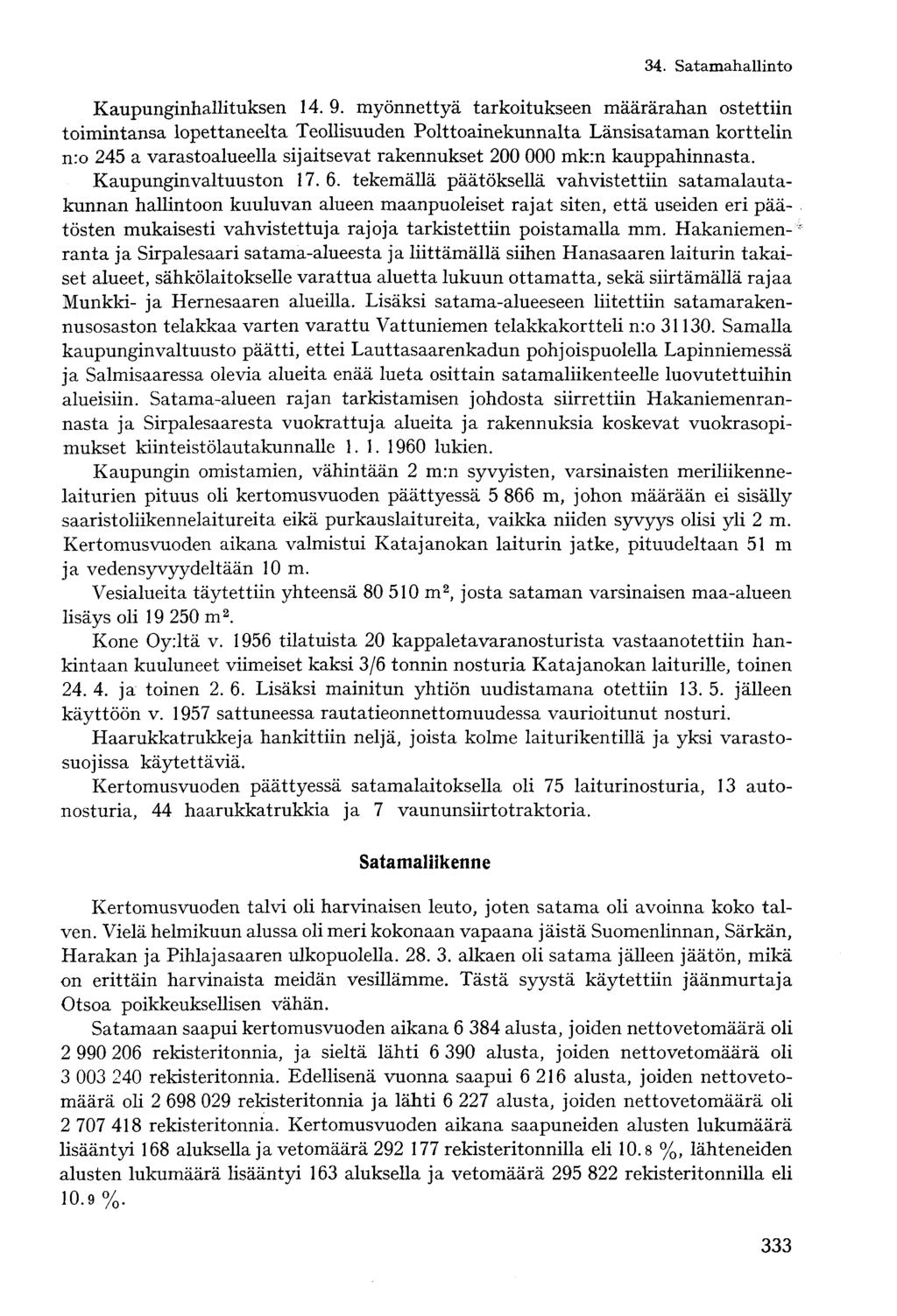 Kaupunginhallituksen 14. 9.