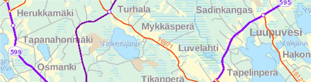 3.6 Liikenneverkosto Kiuruveden keskustaa sivuavat kaksi liikenteen pääväylää. Pohjoispuolella valtatie 27 Iisalmesta Kalajoelle, joka välittää liikennettä valtateille 4 ja 5.