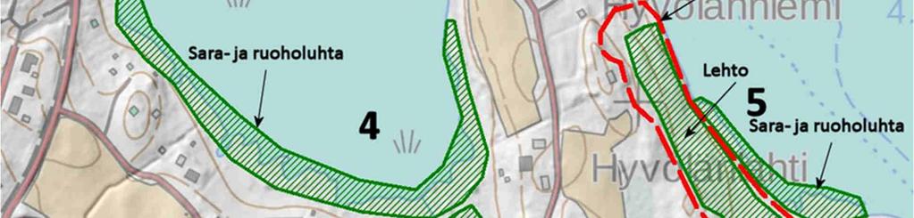 Niemen itäpuolen metsä on järeäkuusista, sekapuuna on myös runsaasti haapaa. Osa haavoista on halkaisijaltaan 30-40 cm. Koivulahopuustoa on kohtalaisen paljon.