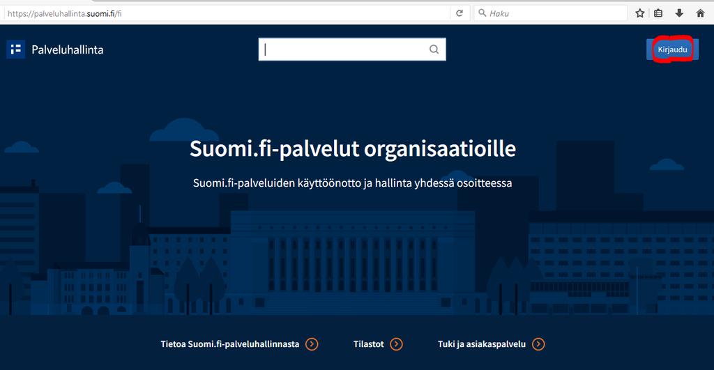 OHJE 5 (88) 12.10.2018 käyttäjätunnuksen ja salasanan Palvelutietovarannon myöhempää käyttöä varten. Jatkossa voit siis kirjautua Tuotantoympäristöön antamalla käyttäjätunnuksesi ja luomasi salasanan.