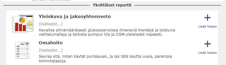 Voit muokata haluamaasi ajanjaksoa valitsemalla Muok. ja täyttämällä raportointijakson alku- ja loppupäivämäärän.