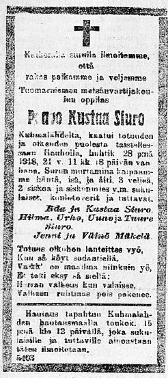 Aukealle ehtineet miehet joutuivat ankaraan tulitukseen. Tunnin kestäneen ammunnan jälkeen valkoisten patruunat loppuivat ja miehet pyrkivät irrottautumaan taistelusta.