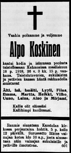Vanhemmat: maanviljelijä Matti Junnila (s. 3.9.1856, k. 30.4.1897) ja Vilhelmiina Tilli (s. 25.9.1854). Kävi Husulan ylemmän kansakoulun. Oli Evon metsänvartijakoulun oppilaana 1.11.