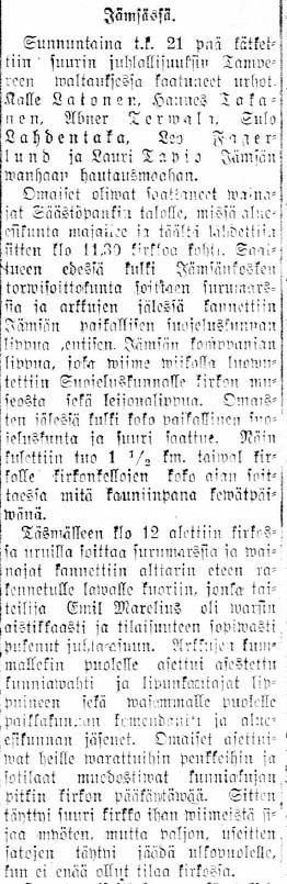 armeijaan ja 7.2. erääseen konekiväärikomppaniaan. Kun hän 8.3.