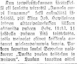 konekiväärinsä yli aitojen ja ojien aivan vihollisen lähettyville, kone meni hetkeksi