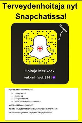 Mikä Snapchat on? Nuorten suosima pikaviestipalvelu, jolla voi lähettää myös kuvia tai videoita toisille käyttäjille.