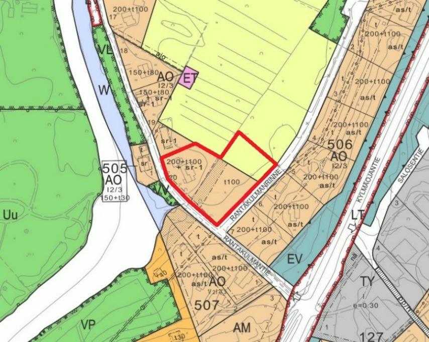 3 Voimassa oleva asemakaava Kaavamuutosalueella on voimassa 16.6.2003 hyväksytty asemakaava (PISA/157/423/2003). Sen mukaan tontti nro 504-20 on erillispientalojen korttelialuetta (AO).