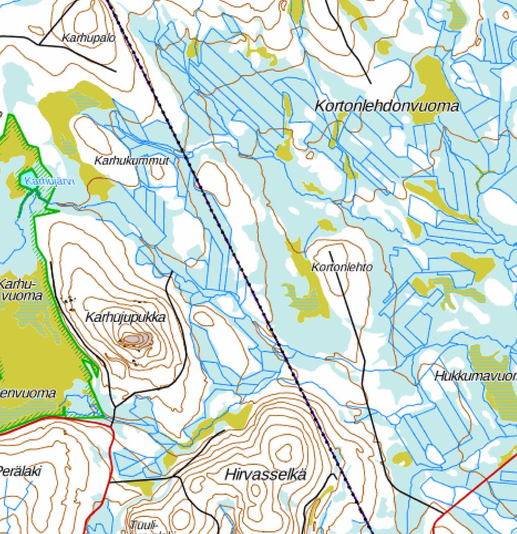 Kartta malminetsintälupahakemusalueesta (mittakaava ohjeellinen) Liite 1 27340400120004 27340408760004 27389300110001 26189300140001 27340400120004