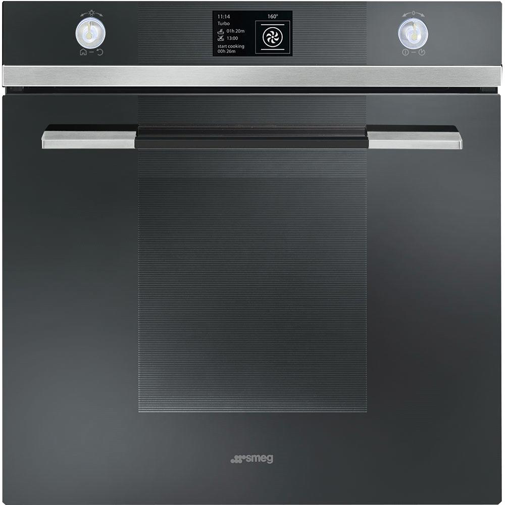 SFP130NE 60 CM MONITOIMIUUNI PYROLYYSILLÄ MUSTA, SOFT CLOSE ENERGIALUOKKA: A+ EAN13: 8017709218676 Uunin tilavuus: Netto: 70 litraa Brutto: 79 litraa Lämpötilat: 30-280ºC Digitaalinäyttö Easyguide