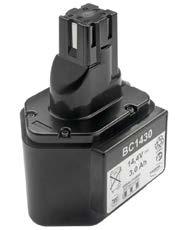 Laturit, voltille Akku BC1430X Li-Ion-akku 14,4V 3,0 Ah -20 +50 C 138 x 99 x 75 mm Sopiva