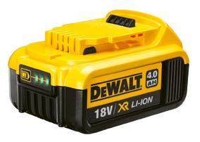 Akut, laturit Akku, Dewalt DCB182 Slide 18 V, 4,0 Ah XR DEWALT XR 4.