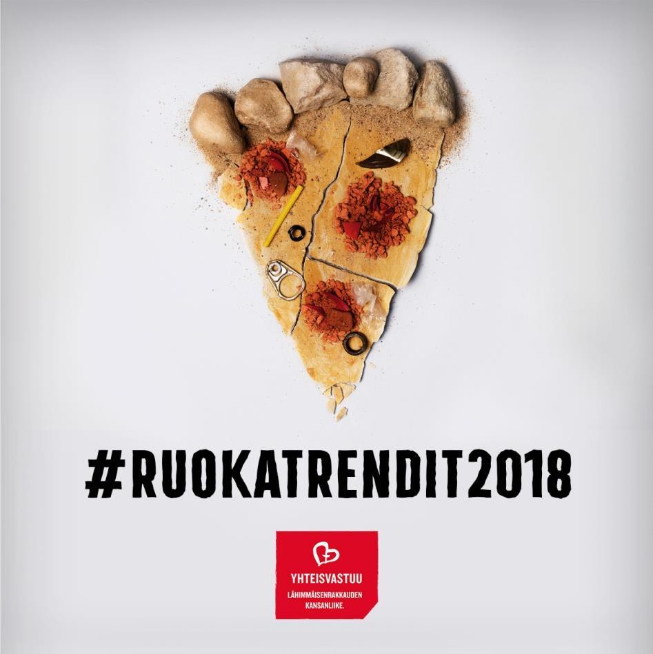 Yhteisvastuu 2018 torjuu nälkää ja köyhyyttä Vuoden suurin ruokatrendi on se, että ruokaa ei ole. Jokapäiväinen leipä on ihmisarvoisen elämän perusedellytys.