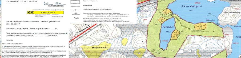 Kellojärven ranta-asemakaava Kaavoitustyön