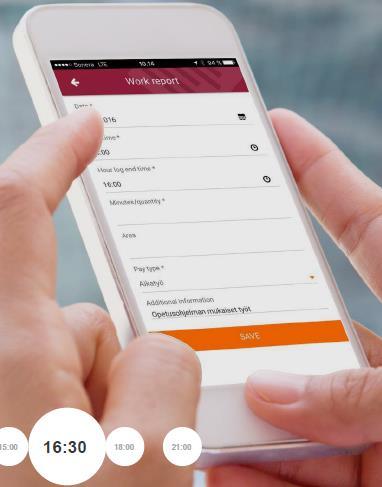 Työajanhallinta Organisaatiolla on käytössä: Työvuorosuunnittelu myös sähköiset