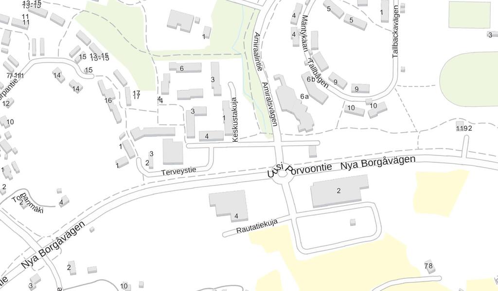 Kaavamuutosalueen sijainti