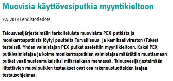www.tukes.fi Kaunisto T., Pelto-Huikko A.