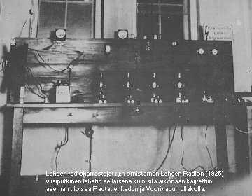 Yhdistysten katto-organisaatio oli Suomen Radioyhdistys ry, jonka tehtävänä oli luoda Suomeen koko kansan tavoittama yleisradio, joka olisi kuultavissa koko maassa.