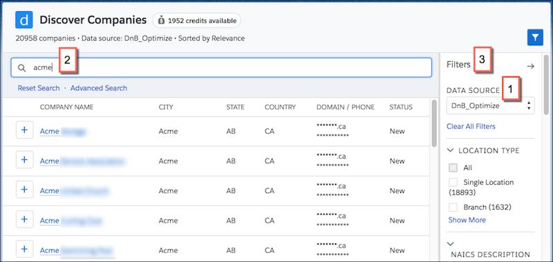 Salesforce-pääkäyttäjäsi asentaa Lightning Data -paketin AppExchangesta ja myöntää sinulle ostokrediittejä tietueiden tuomiseen, jotta voit käyttää Löydä yhtiöitä -ominaisuutta. 1.