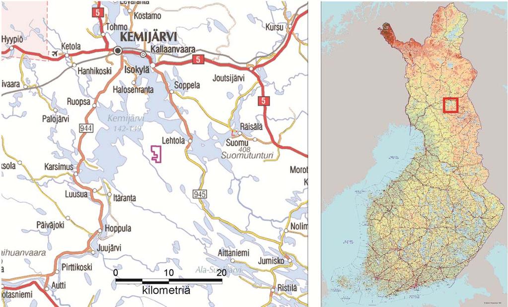 8 (17) Ailangantunturin tuulipuisto FCG SUUNNITTELU JA TEKNIIKKA OY 3 HANKKEEN KUVAUS JA VAIKUTUSMEKANISMIT 3.