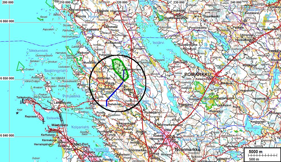 3 Inventoinnissa ennestään tunnettu kohde Kekosuo (mj.tunnus: 609010061) (7) todettiin syntyneen koordinaatin kirjausvirheen seurauksena, eikä paikalla ole muinaisjäännöstä.