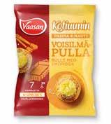 Paino: 540 g (9 x 60 g) E: 8 ps, lavalla 32 ltk Tuotenumero: 6212 V Paino: 440 g (8 x 55 g) E: 12 ps, lavalla