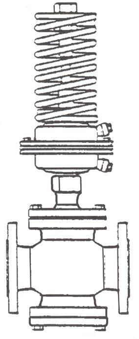 YLIVIRTAUSVENTTIILIT, Danfoss (IWKA) LVI nro 4133406-12 1,0-4,5 bar 3-11 bar Ylivirtauksen säädin AVA (V74D500).