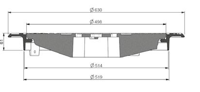 Sadevesikansi, lukkiutuva Läpivirtausala 30 cm² 8,5 40,00 SG-AQUATOP muovisille