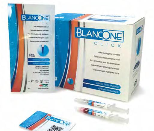 BlancOne CLICK: valkaisukäsittely, joka uudistaa toimintatavan hampaanvalkaisussa vastaanotolla BlancOne CLICK -menetelmä perustuu innovatiiviseen BlancOne -teknologiaan.