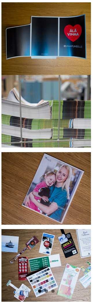 Roll-up, Flyerit, käyntikortit Roll-up Vuodan koko 850 mm x 2250 mm, josta 250 mm jää piiloon mekanismin sisälle Mekanismi: premiunmekanismi 1 kpl 120 + alv 2 kpl 115 + alv/kpl 3 5 kpl 100 + alv/kpl