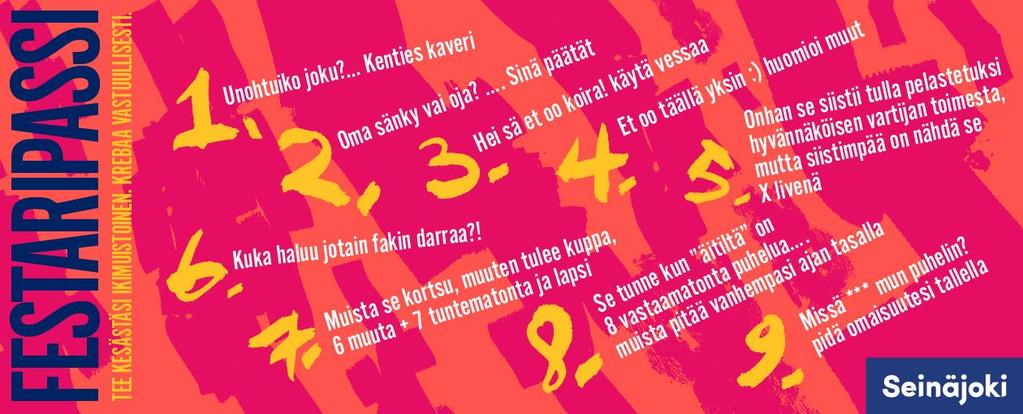 Festaripassi Nuoret ovat mukana