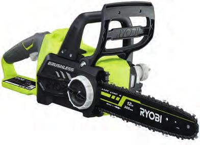 #RyobiToolsEU ryobitools.eu ryobitools.fi Puut ja pensaat OPT1845 18V pitkävartinen pensasleikkuri, 45cm terä RPP182015S 18V Oksasaha, 20cm laippa (1x2.