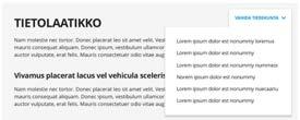 FLAMETHONIN EHDOTUKSISTA TOTEUTUKSESSA Kaikille käyttäjille oma profiilisivu + ohjattu profiilin täyttäminen Vuosikellokalenterit eri henkilöstörooleille Sisältösivuille yhteiset ja yksikkökohtaiset