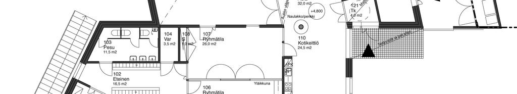 Rakennuspaikan sijainti on esitetty kuvassa 3. Asemakaavamerkinnän YL/k mukaan tontti on osoitettu julkisille lähipalveluille. Tontin pinta-ala on 5 275 m 2.