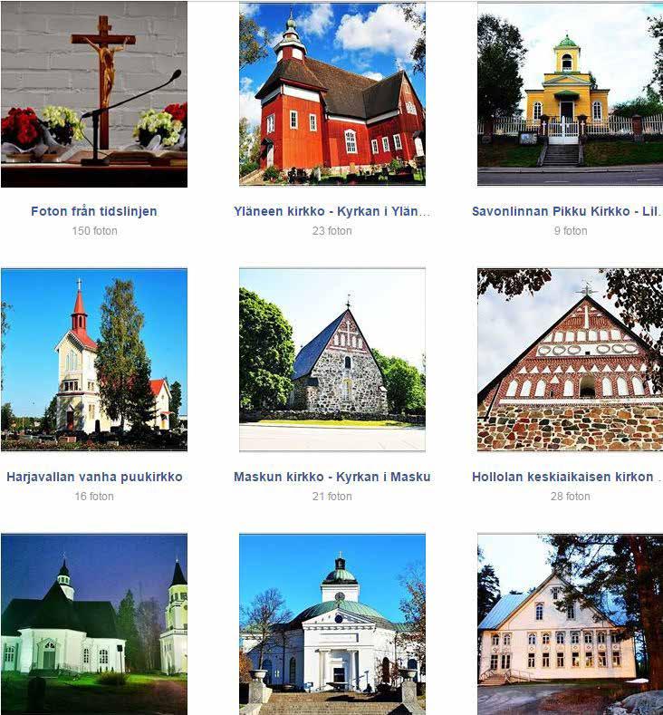 Many churches in Finland - go to Facebook and search for Churches in Finland. And please share to all Your Facebook friends.