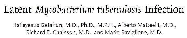Todellinen LTBI = uinuva infektio M.tuberculosis-bakteerit ovat elimistössä lepotilassa, mutta kykeneviä replikoitumaan ja aiheuttamaan aktiivisen tuberkuloosin (esim.
