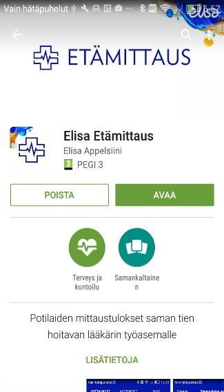 Huomaathan, että asennus saattaa kestää jonkin aikaa (riippuu verkkoyhteyden nopeudesta).