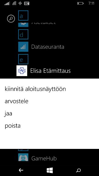 Elisa Oyj 9/15 Aloita asennus painamalla Asenna. Huomaathan, että asennus saattaa kestää jonkin aikaa. Asennus on valmis, kun Elisa Etämittaus kuvakkeen vieressä oikealla lukee Sovellus asennettu.
