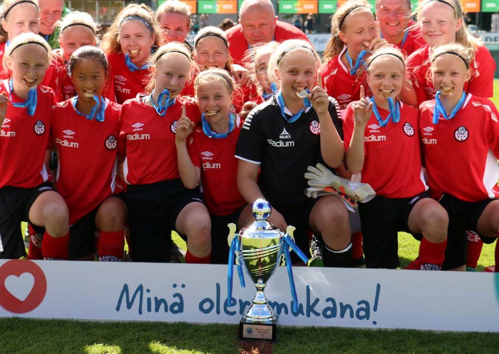 TYTÖT 7 15 VUOTIAAT Helsinki Cup 2018 tulee uudistumaan tyttösarjojen osalta kokonaisvaltaisesti.