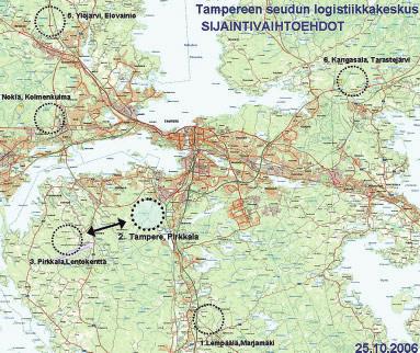 16 Pirkkalainen Nro 44 1.11. 2006 Pirkkalaan saattaa nousta suuri logistiikkakeskus Maanteiden ja rautateiden solmukohta vetää kuljetuksia Tampereen seudulle Liisa Raipala Tarjous!