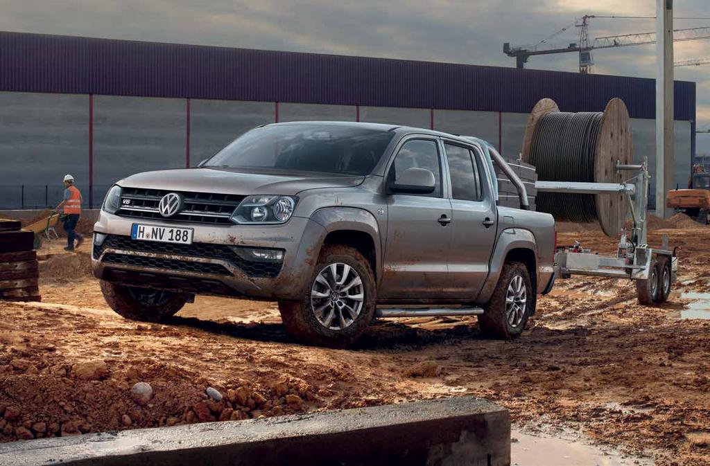 1) Amarok 3,0 l TDI -moottori 190 kw, jatkuvatoiminen neliveto 4MOTION, 8-vaihteinen
