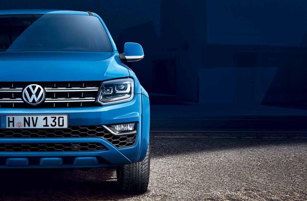 Vakioa kaikissa Amarok-malleissa Ulkopuoli Näyttävä ulkomuoto Lava, lastausleveys 1.