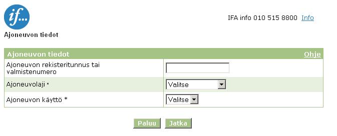 Jos edellinen ajoneuvo jää asiakkaalle ja vahinkohistoria siirretään uuteen ajoneuvoon, valitse Vain bonus siirretään.