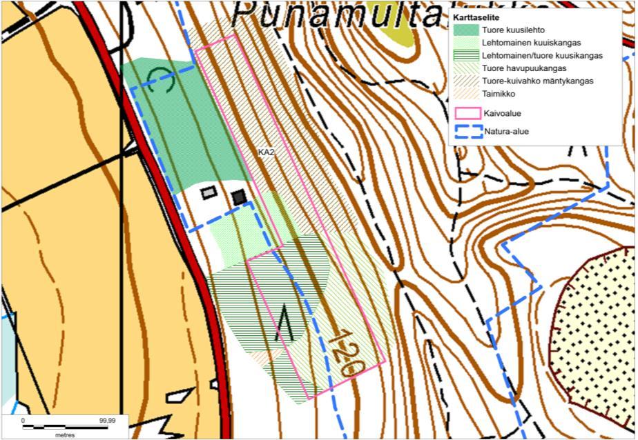 FCG Suunnittelu ja tekniikka Oy Natura-arvioinnin täydennys 68 (132) Kuva 53.