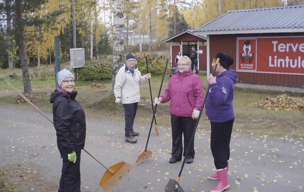 Lintulahden siivostalkoot Lintulahdessa siivottiin talkoilla lokakuun