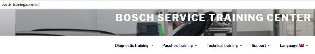 Ilmoittautuminen Bosch-kursseille Voit rekisteröityä portaalissamme: www.bosch-training.com. Valitse maa ja näet mitä koulutuksia on tarjolla.