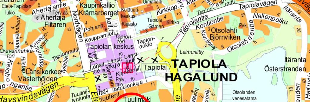 s. 1 / 7 Alue 210510 Tapiola eteläinen Asemakaavan muutos