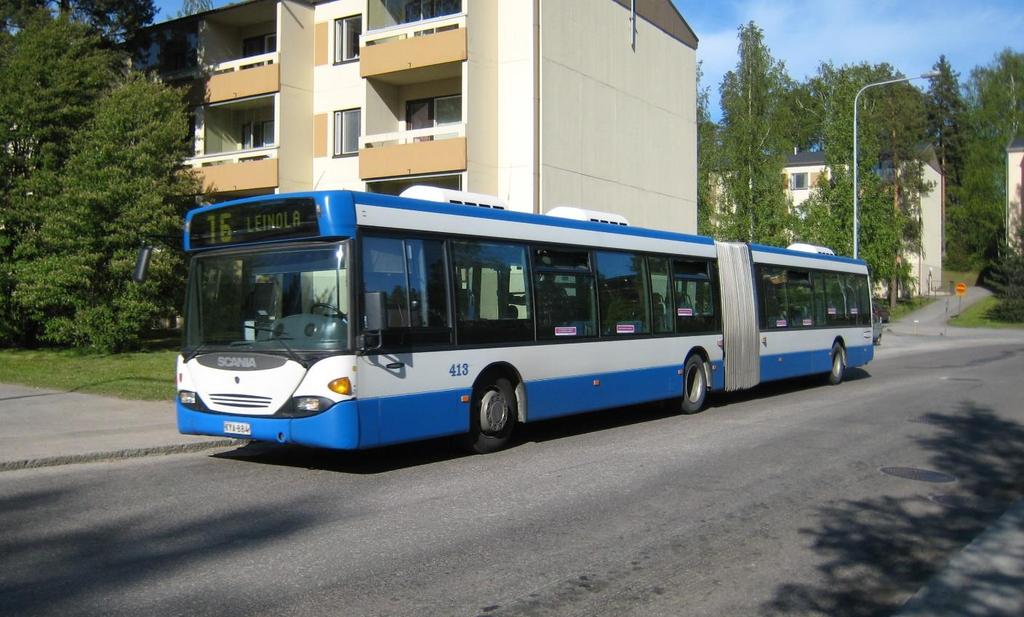 TKL jatkoi nivelbussien hankintaa Tampereelle hankittiin vuosina 1999 2001 yhteensä 16 kappaletta Scania CN94UA6x2/2 alustaisia Omni City - nivelbusseja Nämä olivat edeltäjiään luotettavampia, mutta