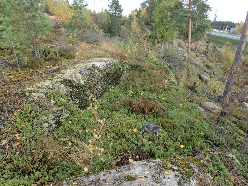 hakkuuaukko on kunnan raja. Eteläkaakkoon.